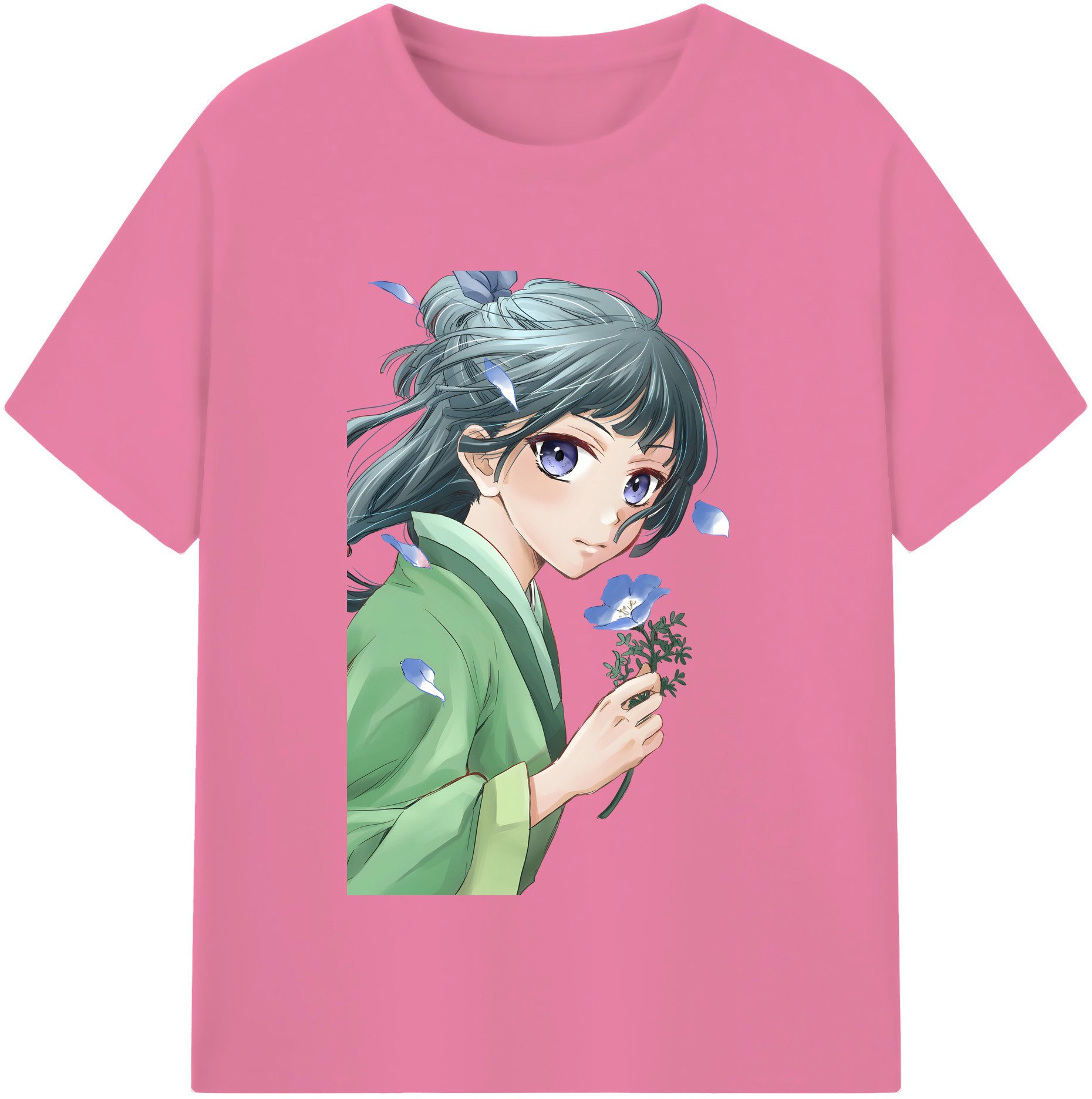 （画像用） 薬屋のひとりごと The Apothecary Diaries 綿100％半袖Tシャツ（フロントプリント）